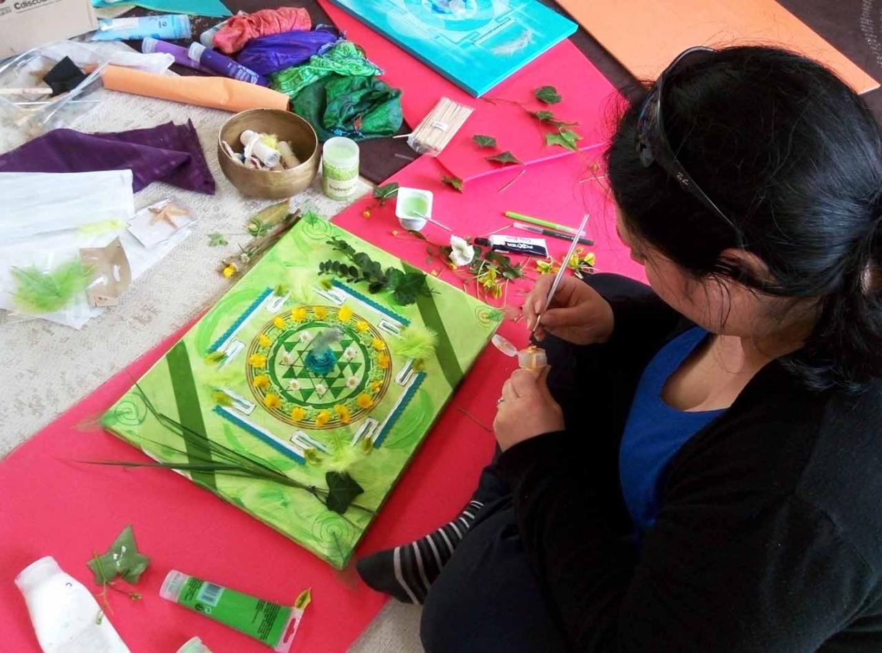 Réalisation de Yantras en 3D