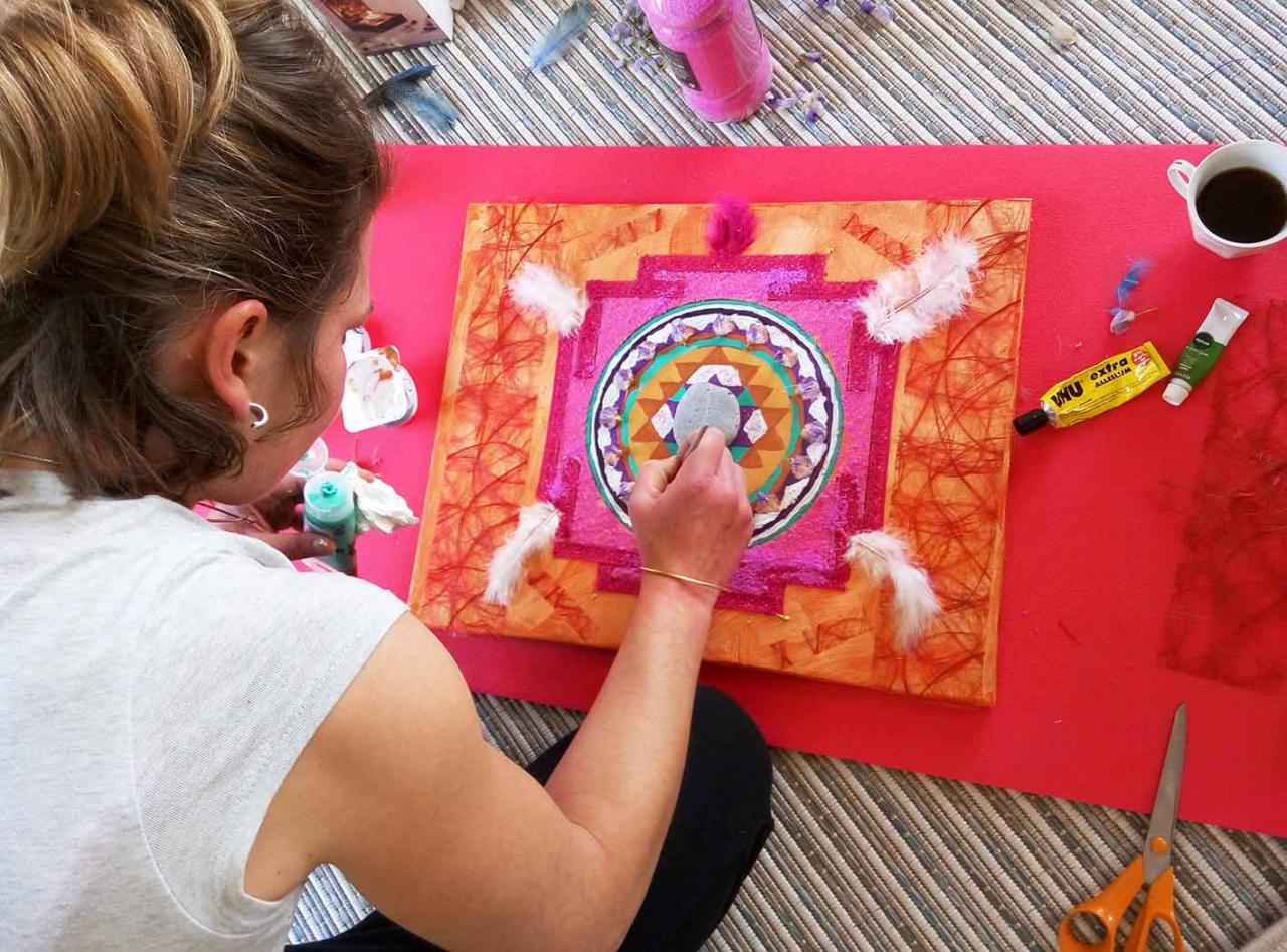 Réalisation de Yantras en 3D